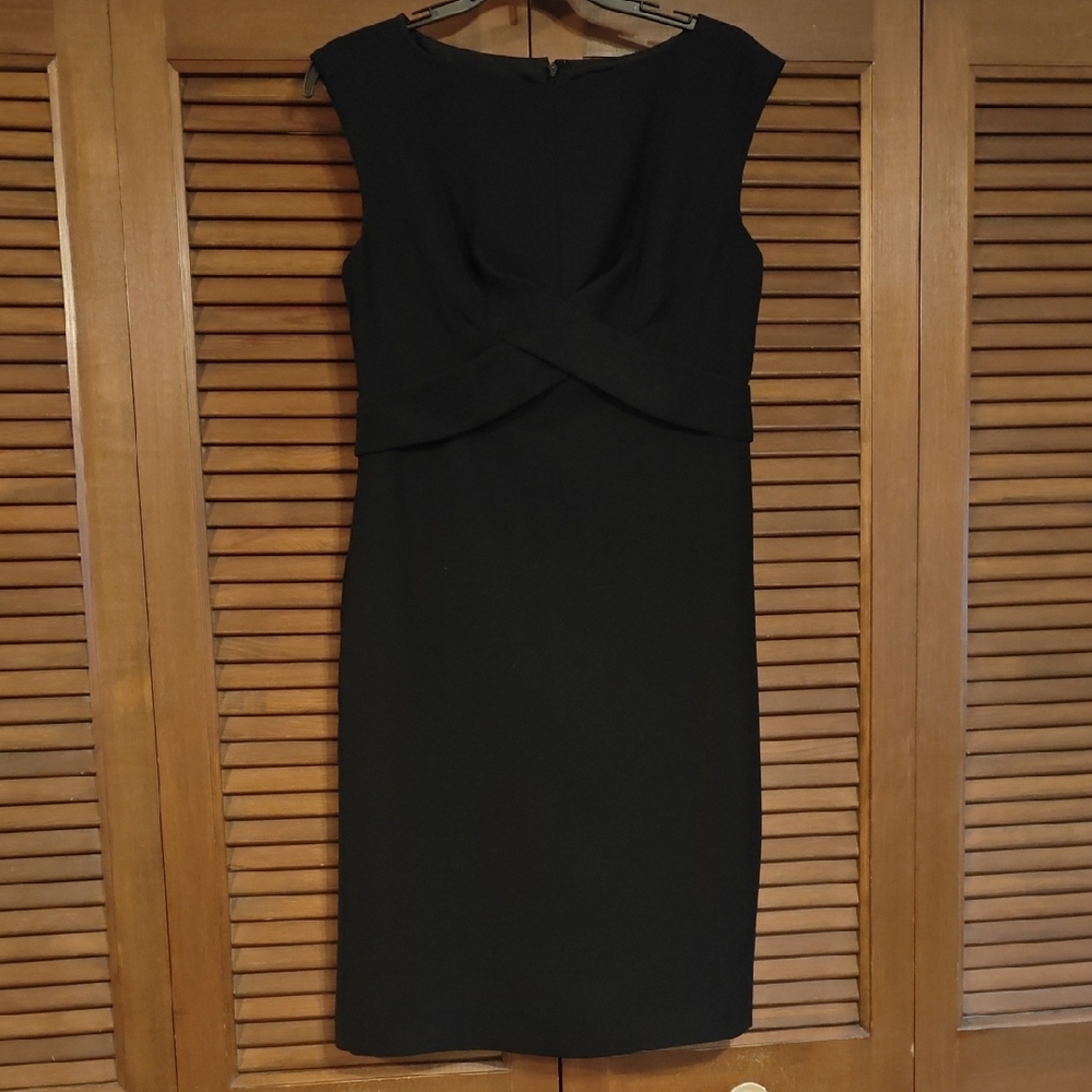 Ann Taylor Black Midi Dress